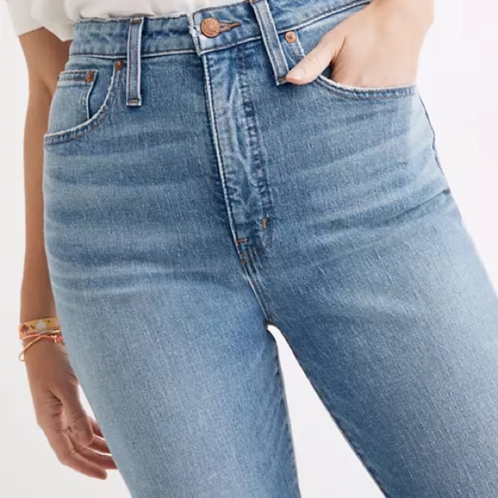 NWT Madewell Curvy Classic Straight Meadowland 31